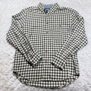 Woolrich Shirt Mens M Check Flannel Button Down Plaid Casual Work Date Date Y2K